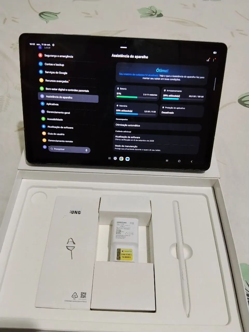 Tablet Samsung s10 lite 