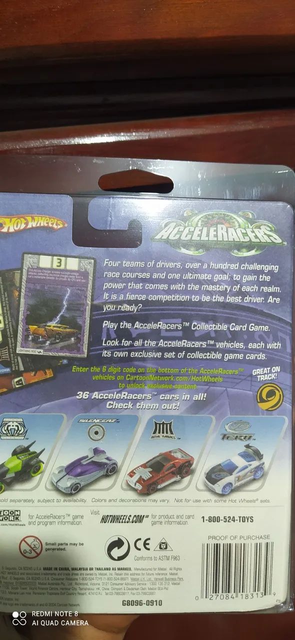 Hot Wheels AcceleRacers Drift Tech 2005 Original Lacrado - Foto 4