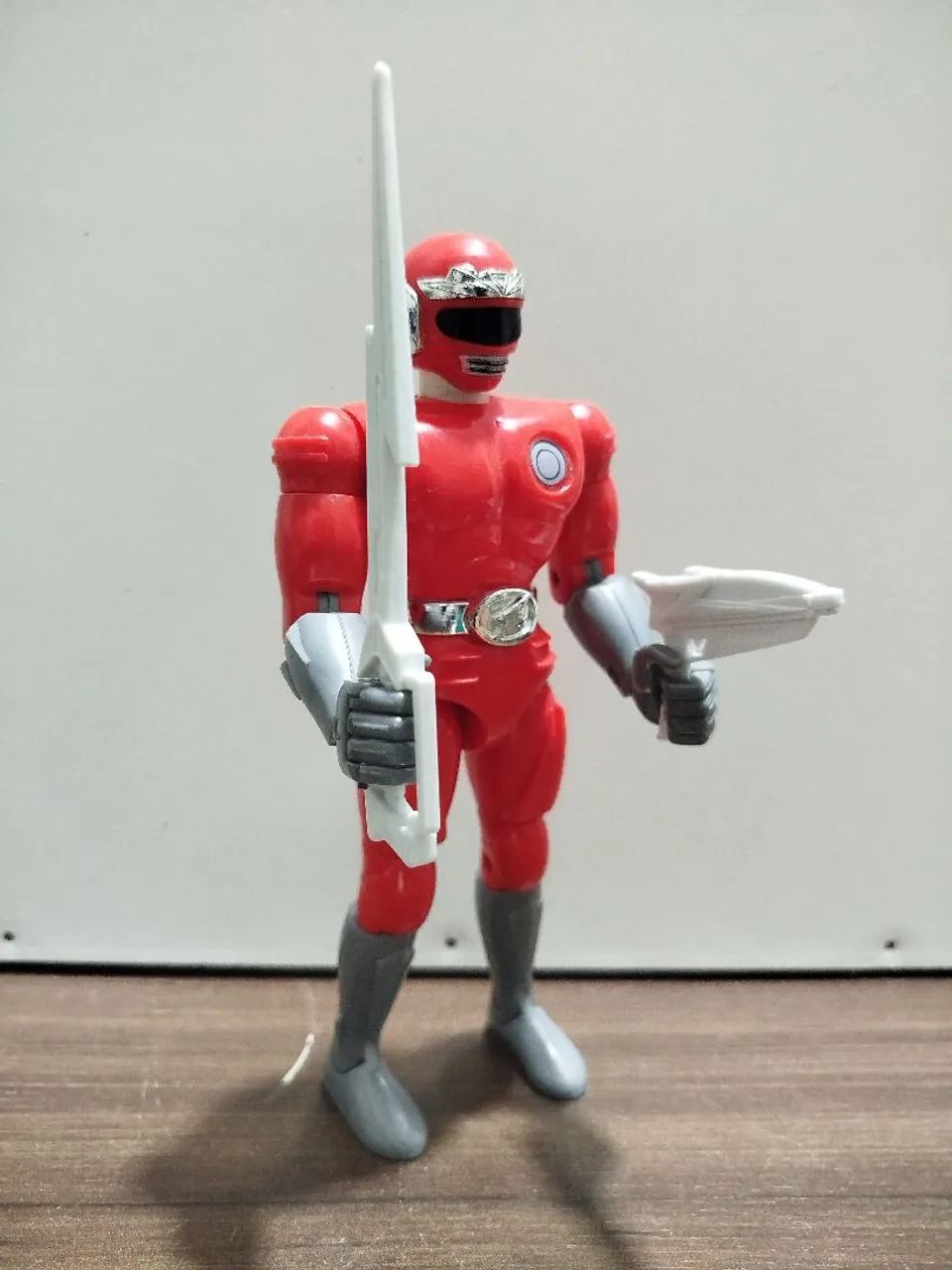 Red Flash do Choushinsei Flashman Trendmasters Masterbotix Power Bots - Foto 2