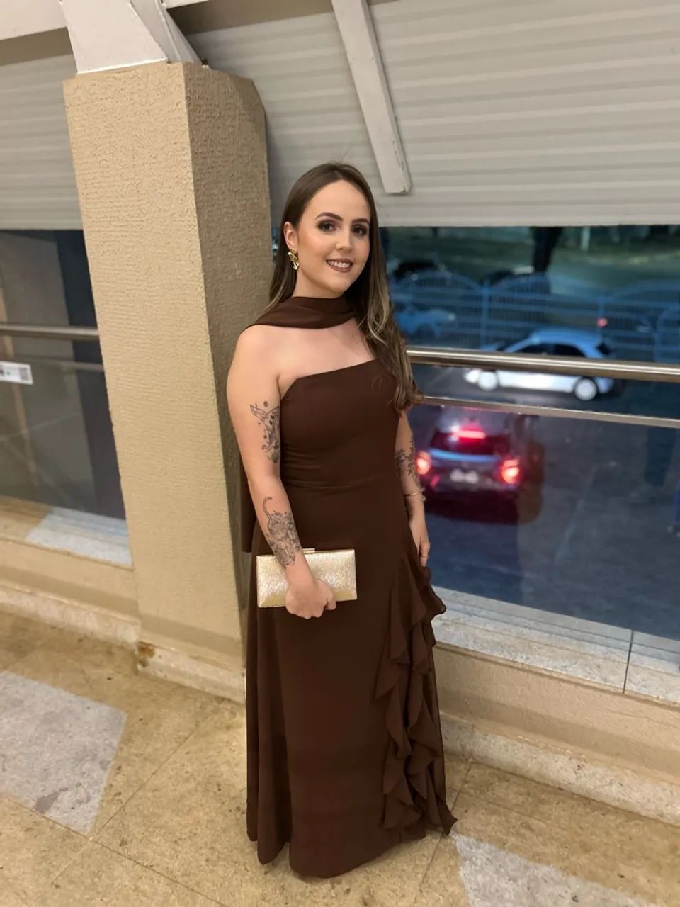 Vestido marrom  - Foto 2