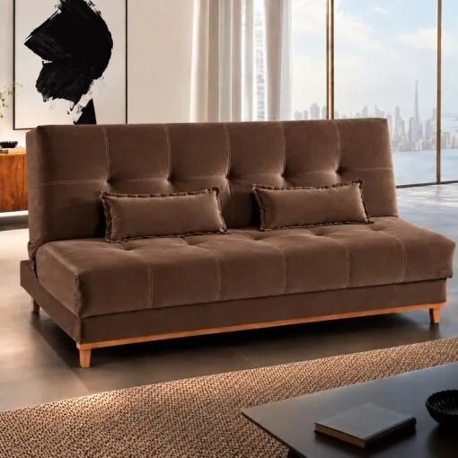 Sofá Cama em Veludo - Pronta Entrega - Foto 2
