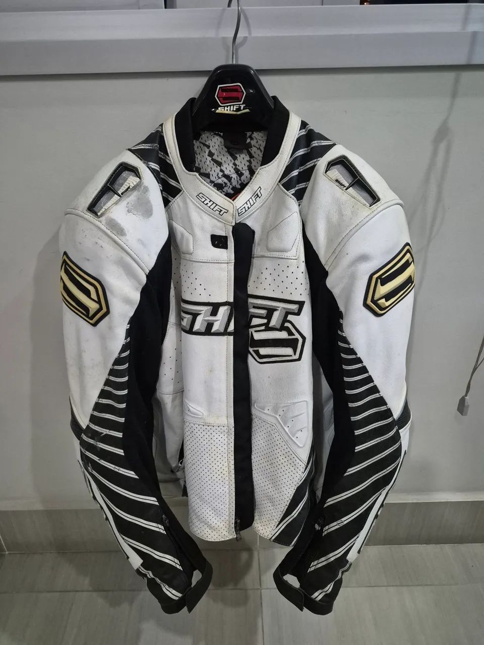 Jaqueta 100% couro para moto