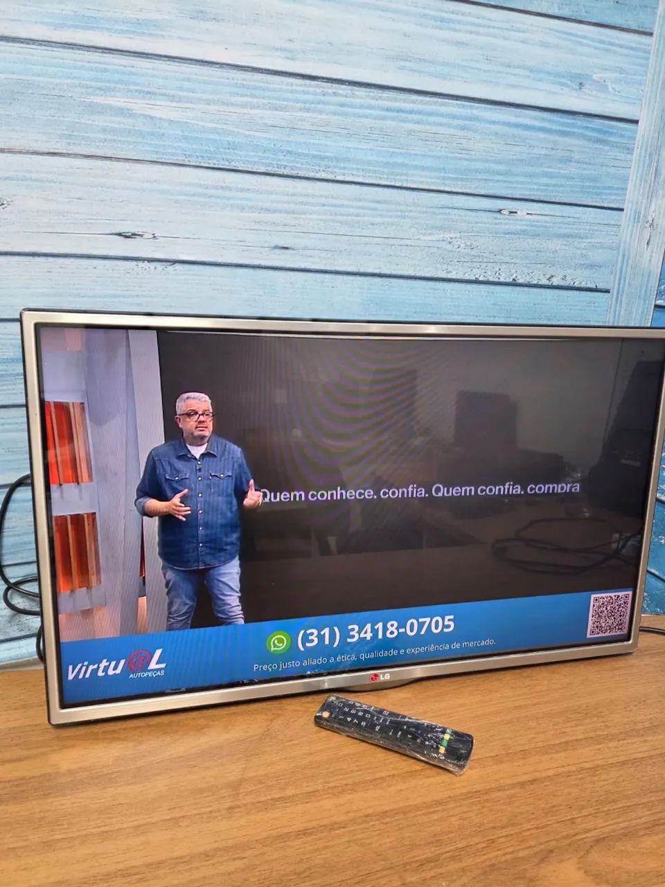 TV LED LG 32 POLEGADAS CONVERSOR DIGITAL INTEGRADO FUNCIONANDO