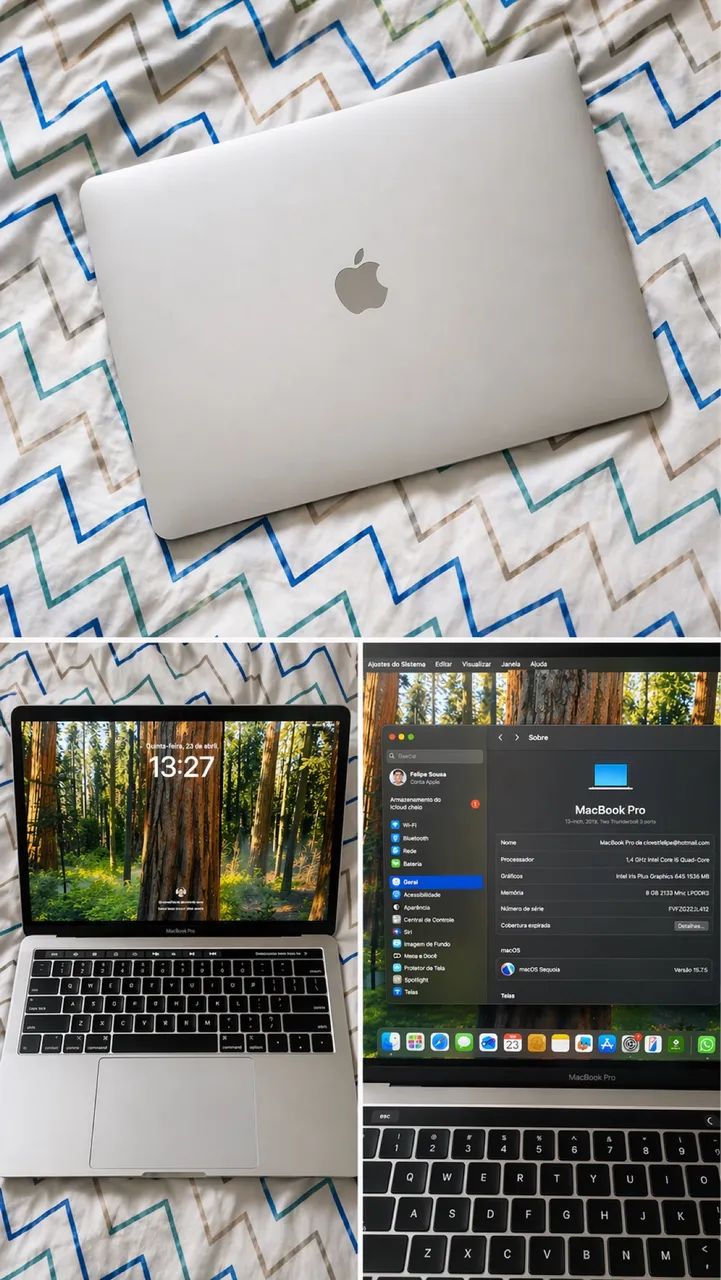 MacBook Pro 13? 2019, Intel Core i5 - Notebooks - Vale Quem Tem