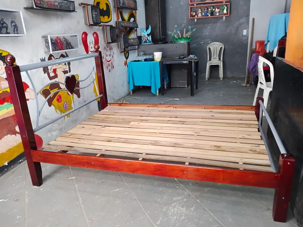 Cama de casal madeira  - Foto 5