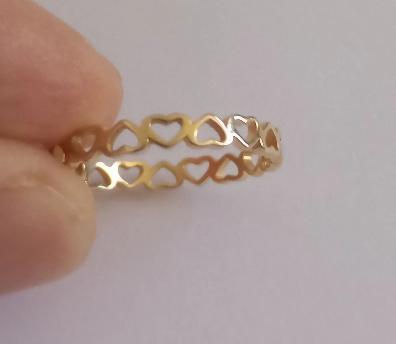 Anel banhado em ouro 18k - Foto 3