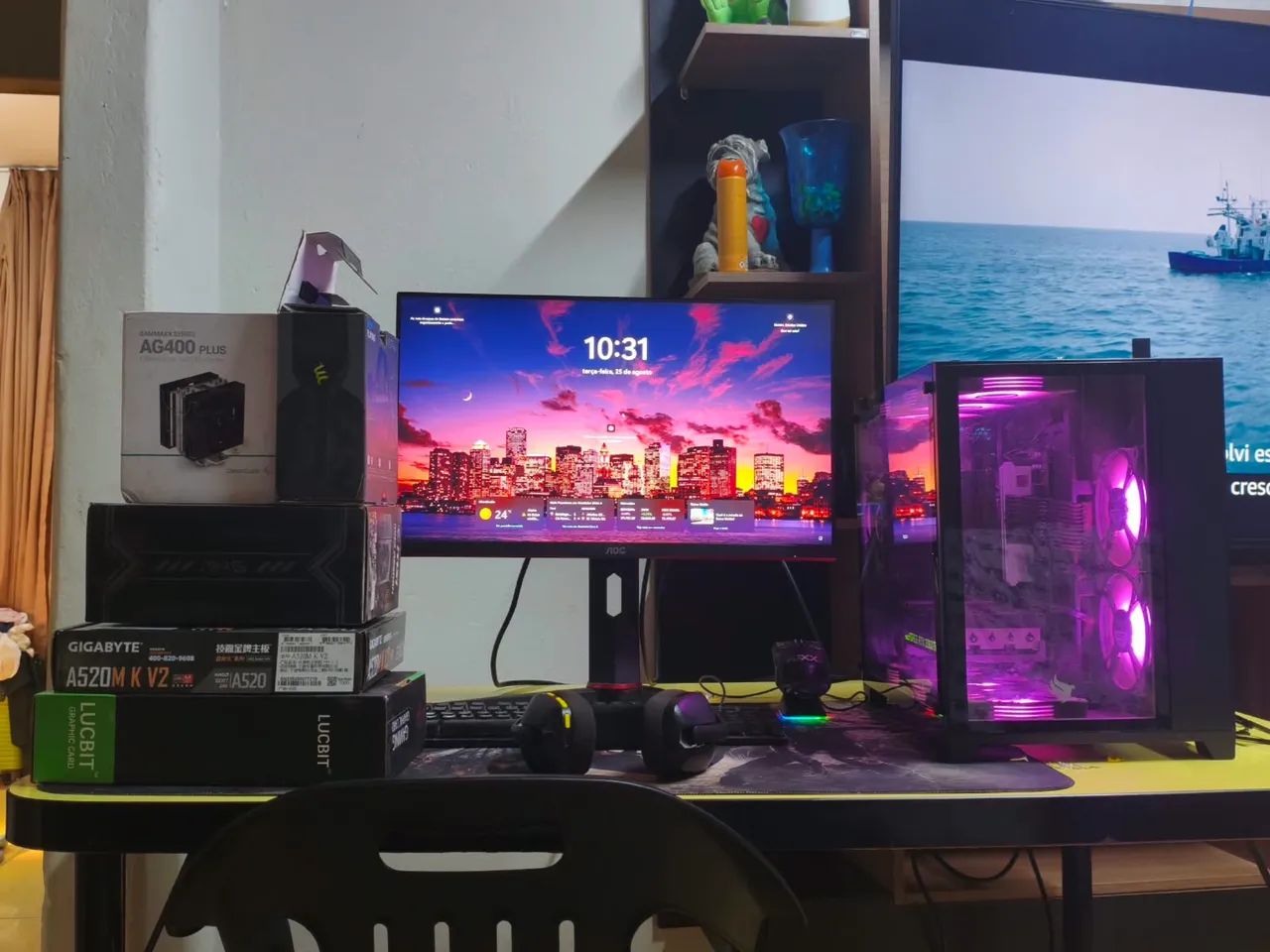 VENDO PC GAMER RYZEN SETUP COMPLETO - Foto 3