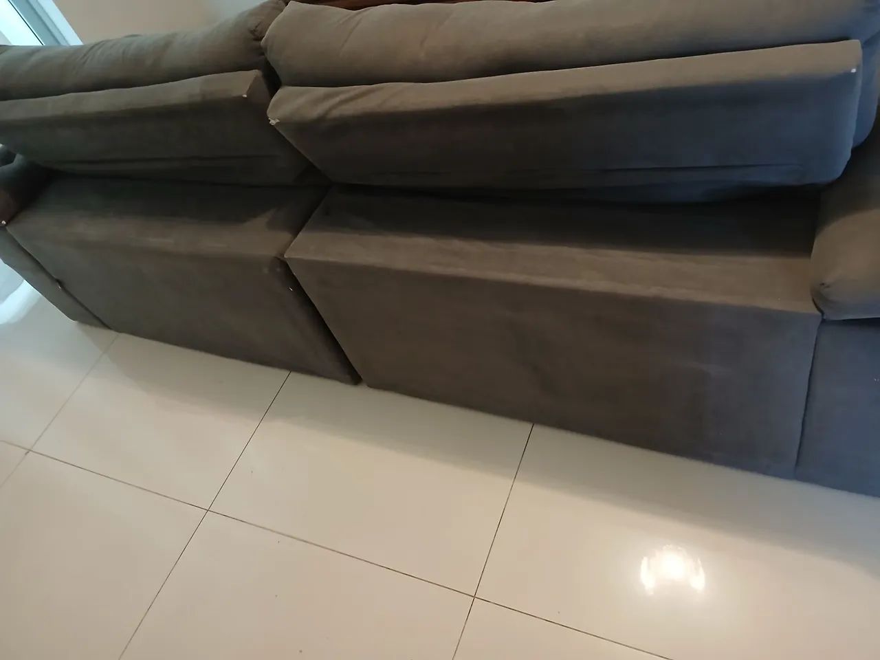 Sofa retrátil e reclinável  em otimo estado de conservação(oportunidade) - Foto 3