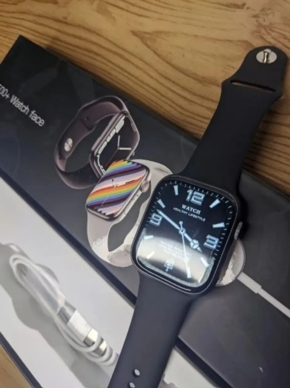 Smartwatch W28 Pro Série 8 45mm Completo Com Chamada Bluetooth NFC e Tela HD - Foto 4