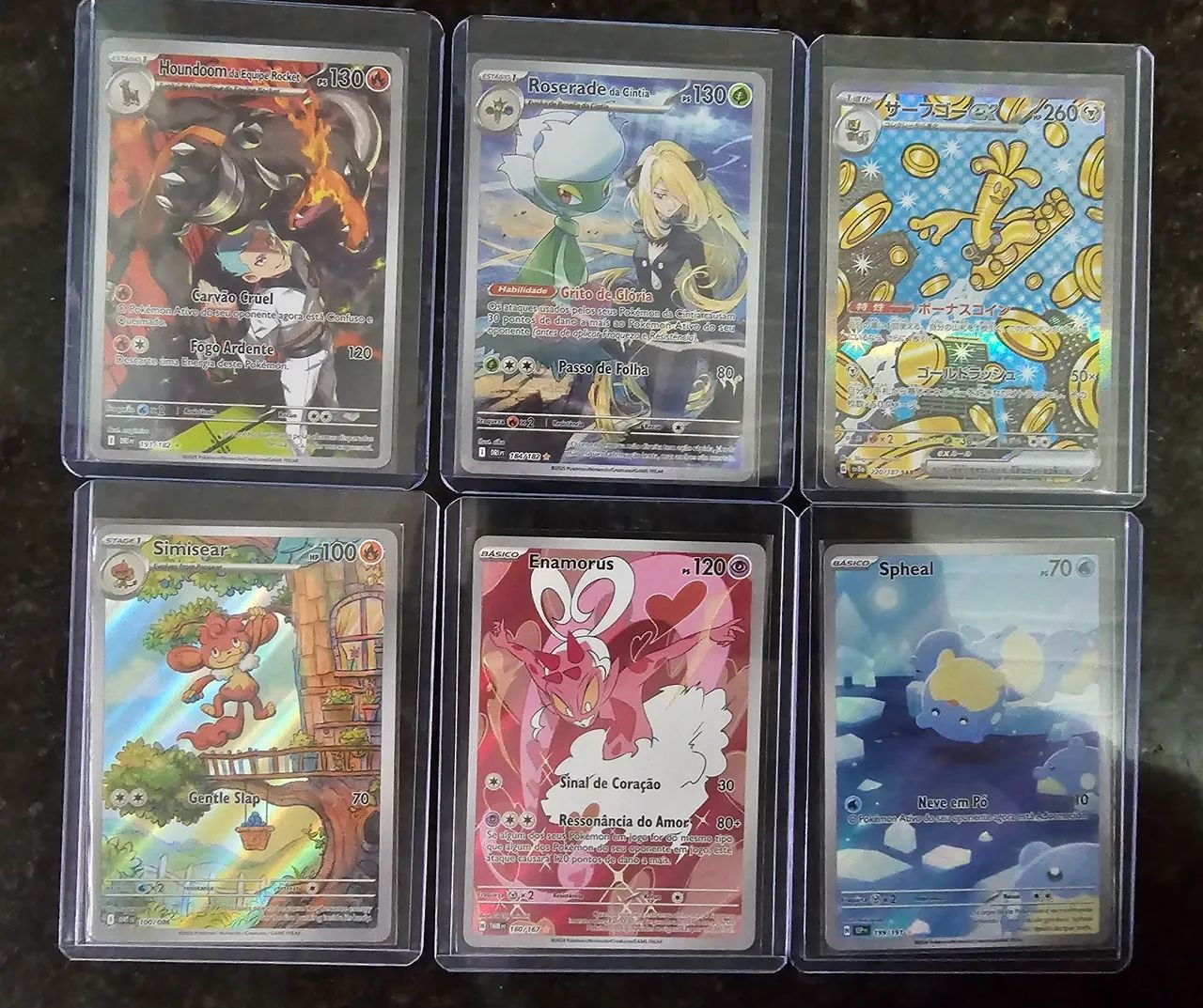 Cartas Pokémon Full Arts Raras, Vendo Separadamente Tambem