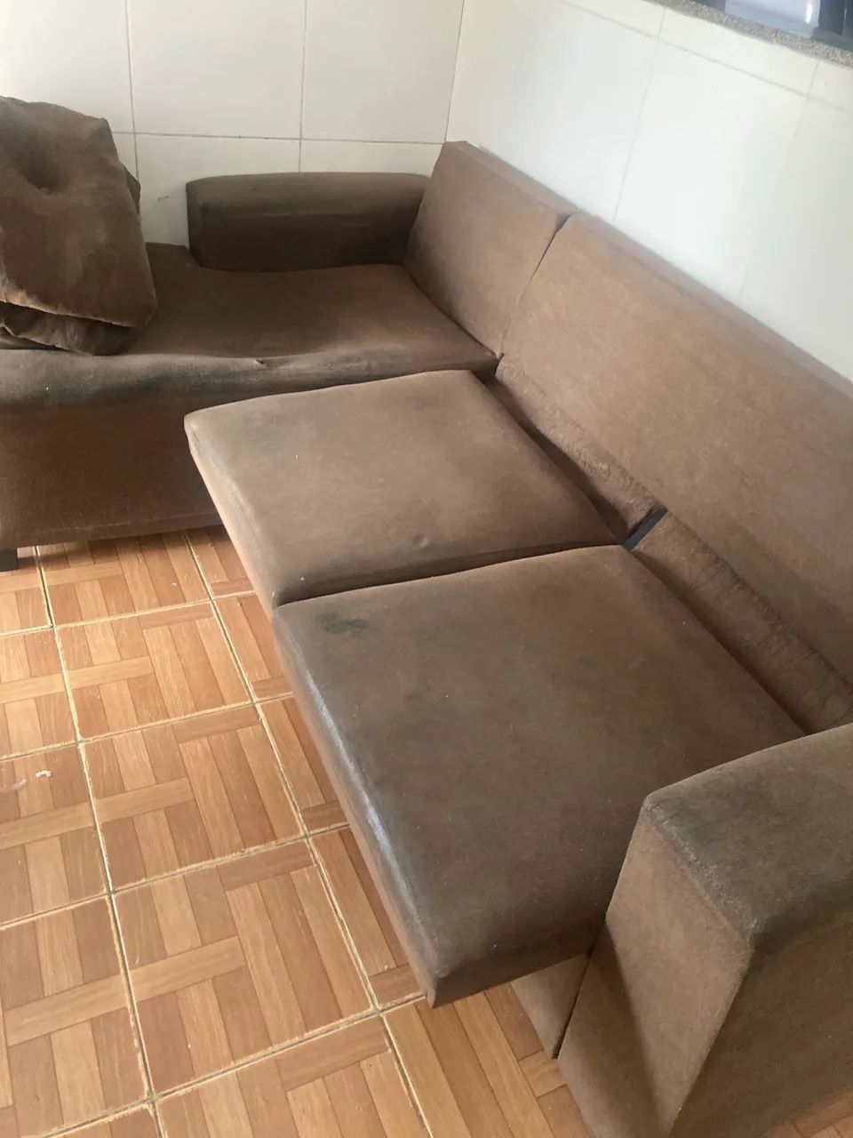 Sofá 5 lugares com chaise
