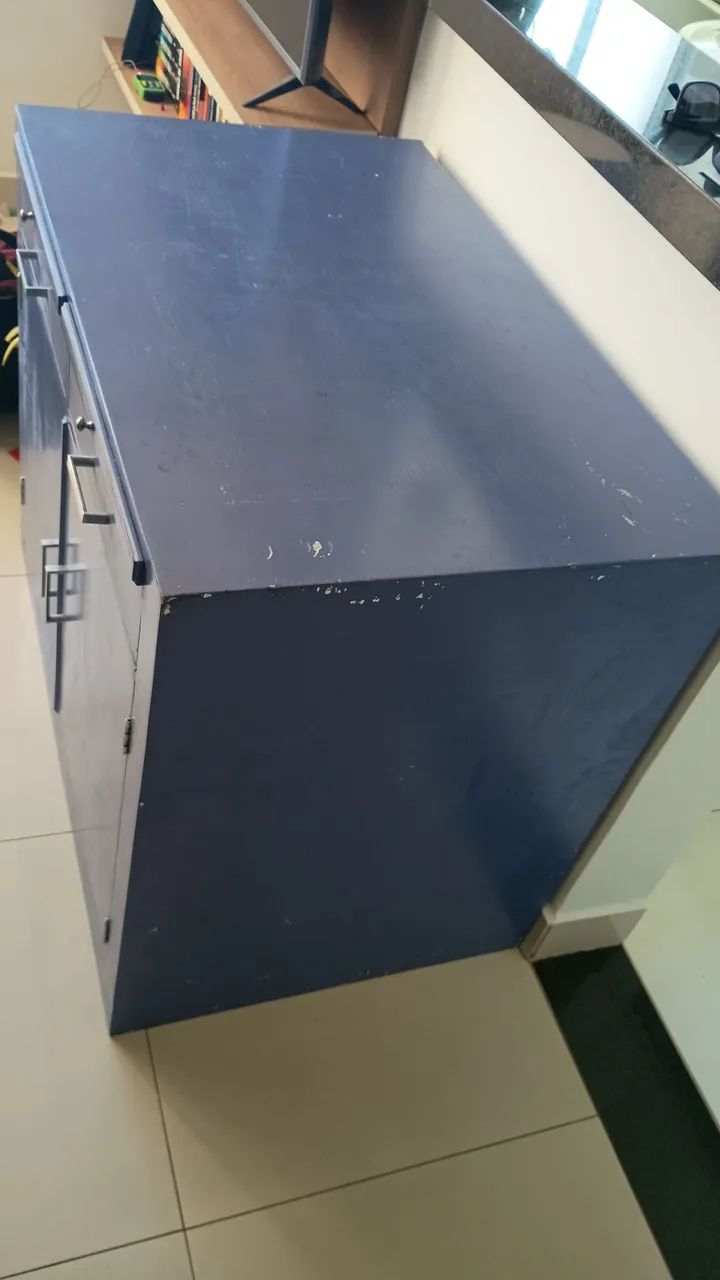 Cômoda / armário com 8 gavetas - madeira maciça  - Foto 5