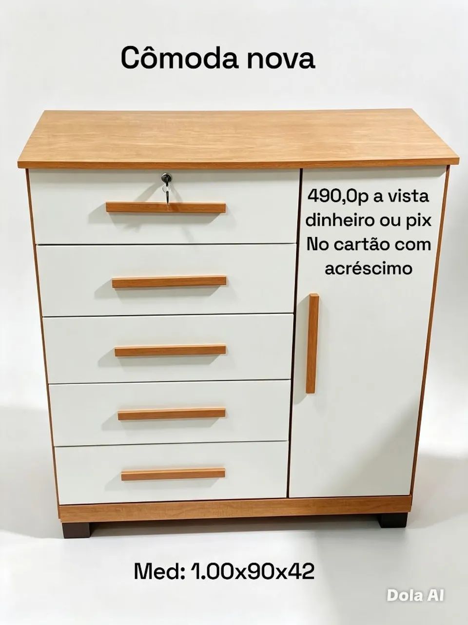 Comoda sapateira com chaves nova
