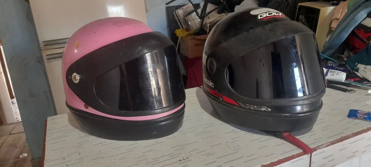 Capacetes. 65$. Excelentes  - Foto 4