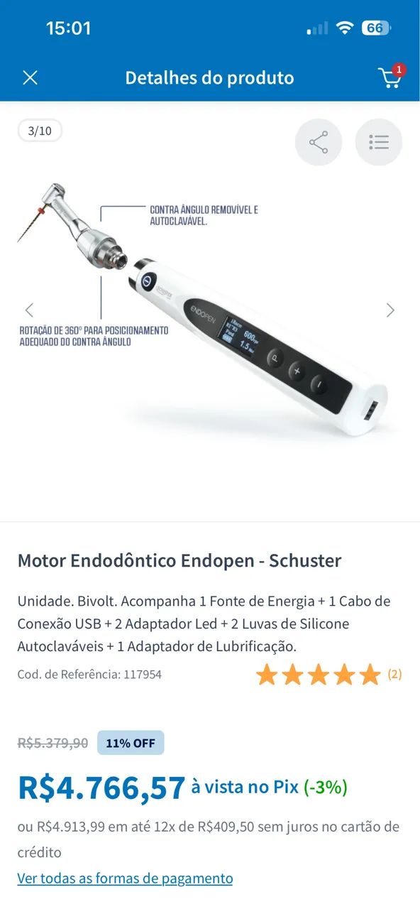 Motor endodôntico 