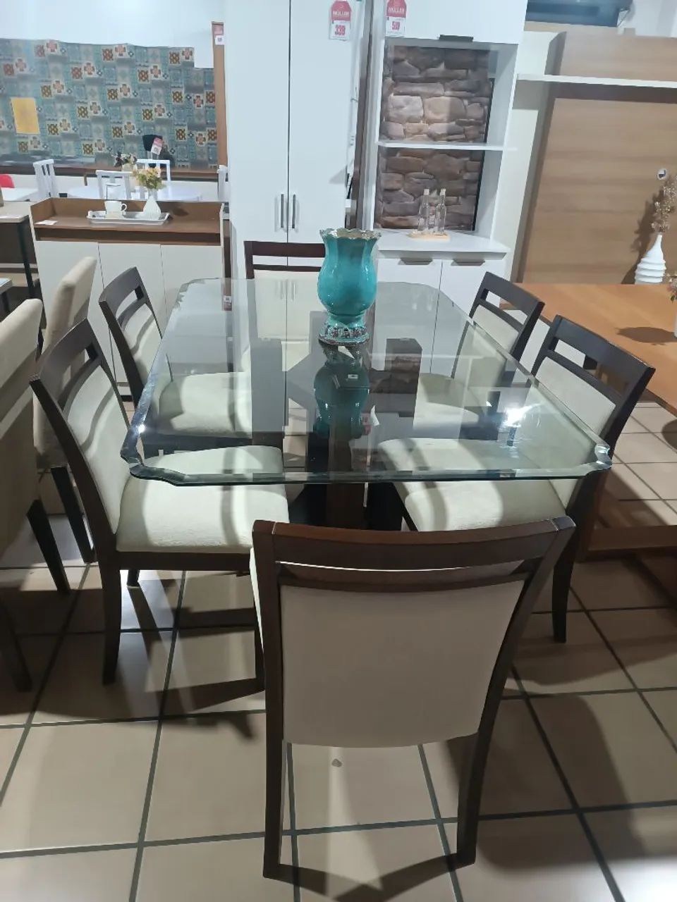 Mesa de 6 Lugares Estofada