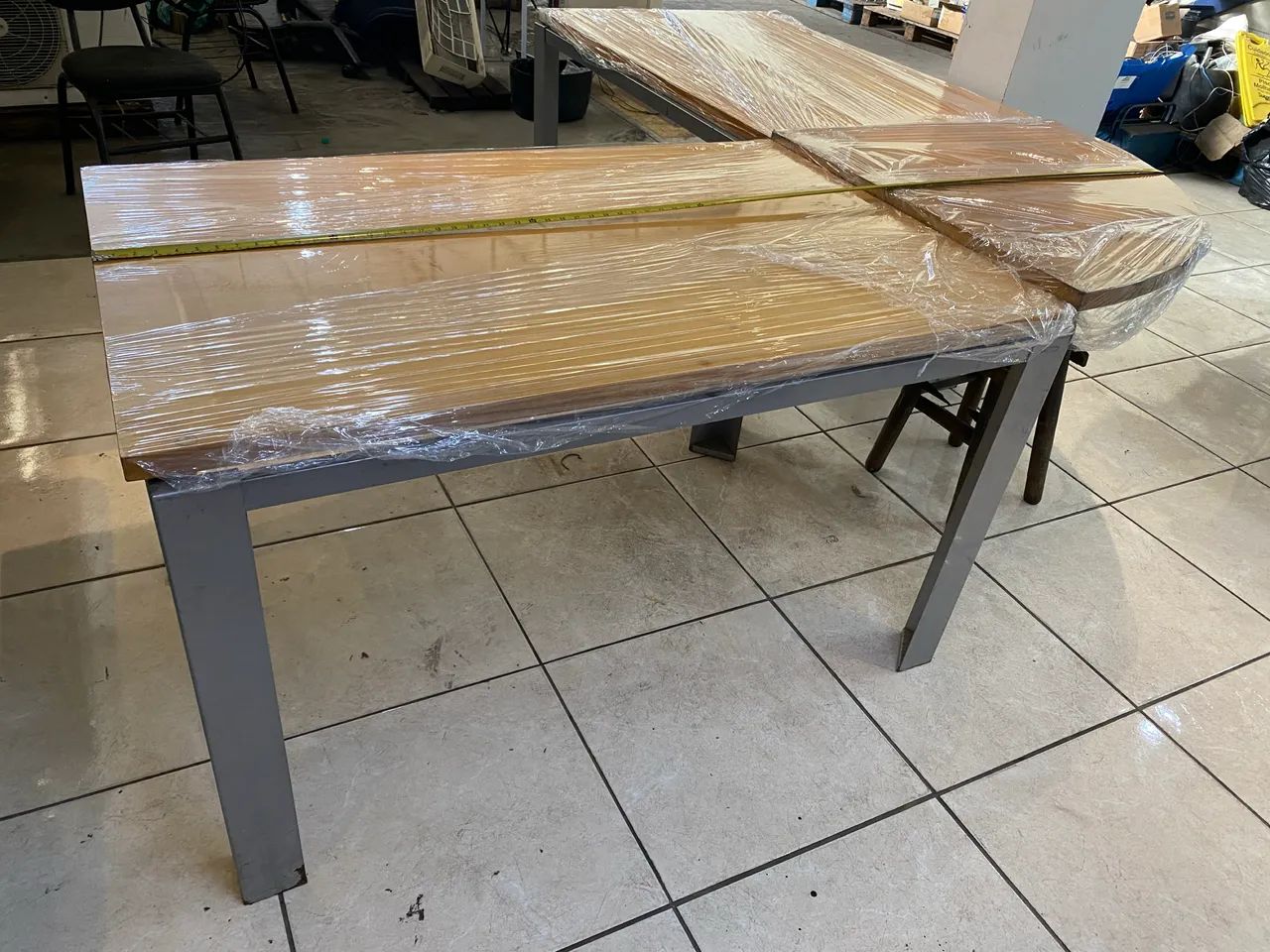Mesa escritório madeira canto, pode ser usada outras formas! - Foto 3