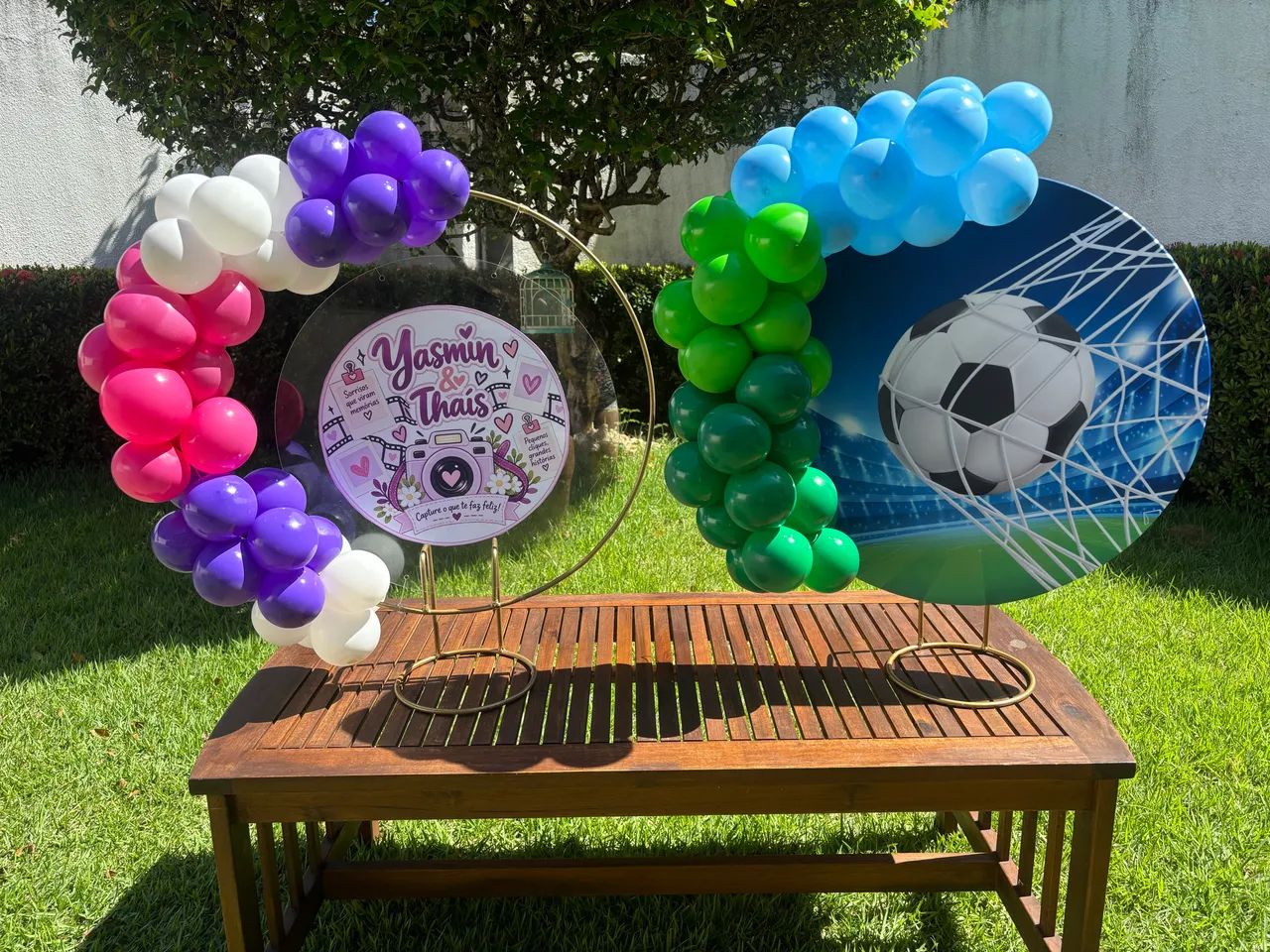 Mini pegue e monte decoração de mesa