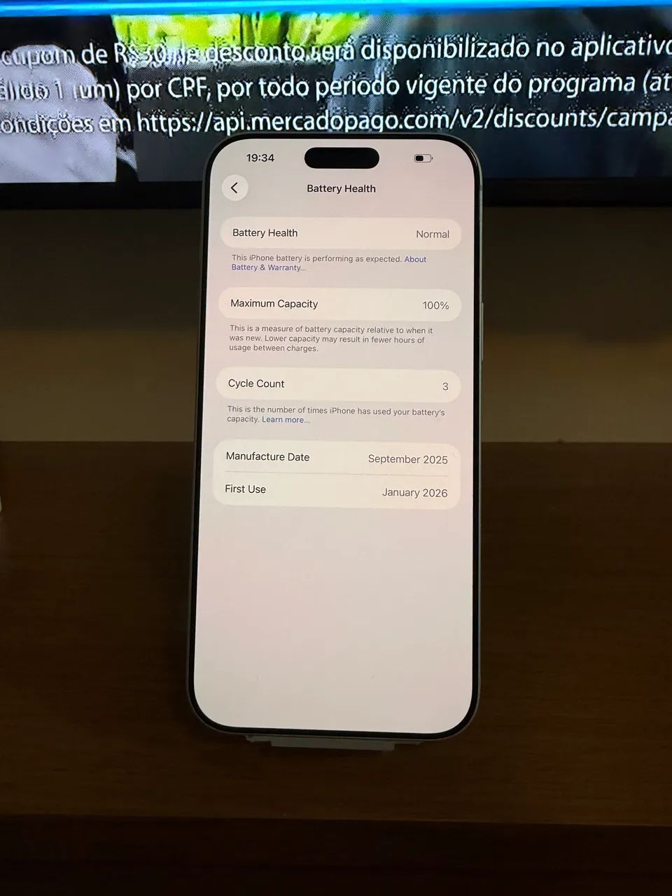 iPhone 17 Pro Max 256GB - Branco - 3 Ciclos - Foto 4