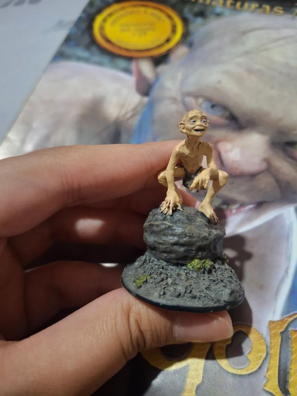 Miniatura Senhor dos anéis Gollum Eaglemoss  - Foto 2