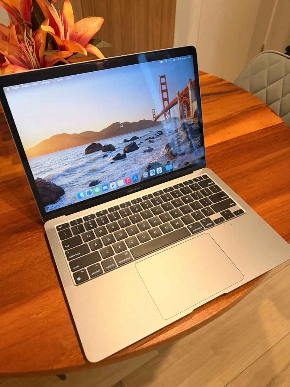 MacBook Air M1 8GB 256GB - linhas sutis na tela - Notebooks - Alto