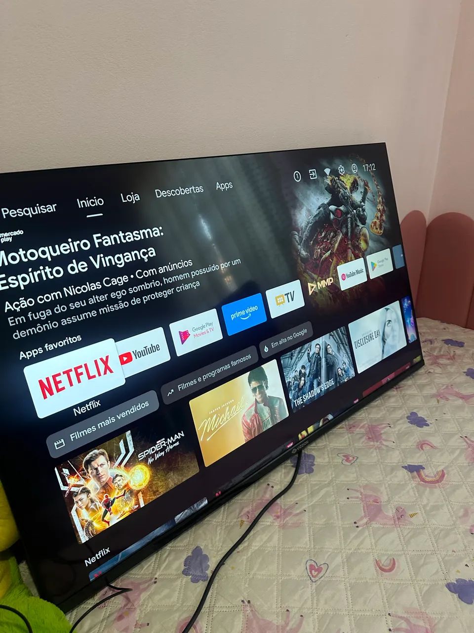 Smartv 50 4 k Android novinha - Foto 3
