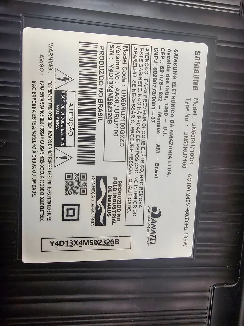 Samsung 50" com defeito na imagem - Foto 3