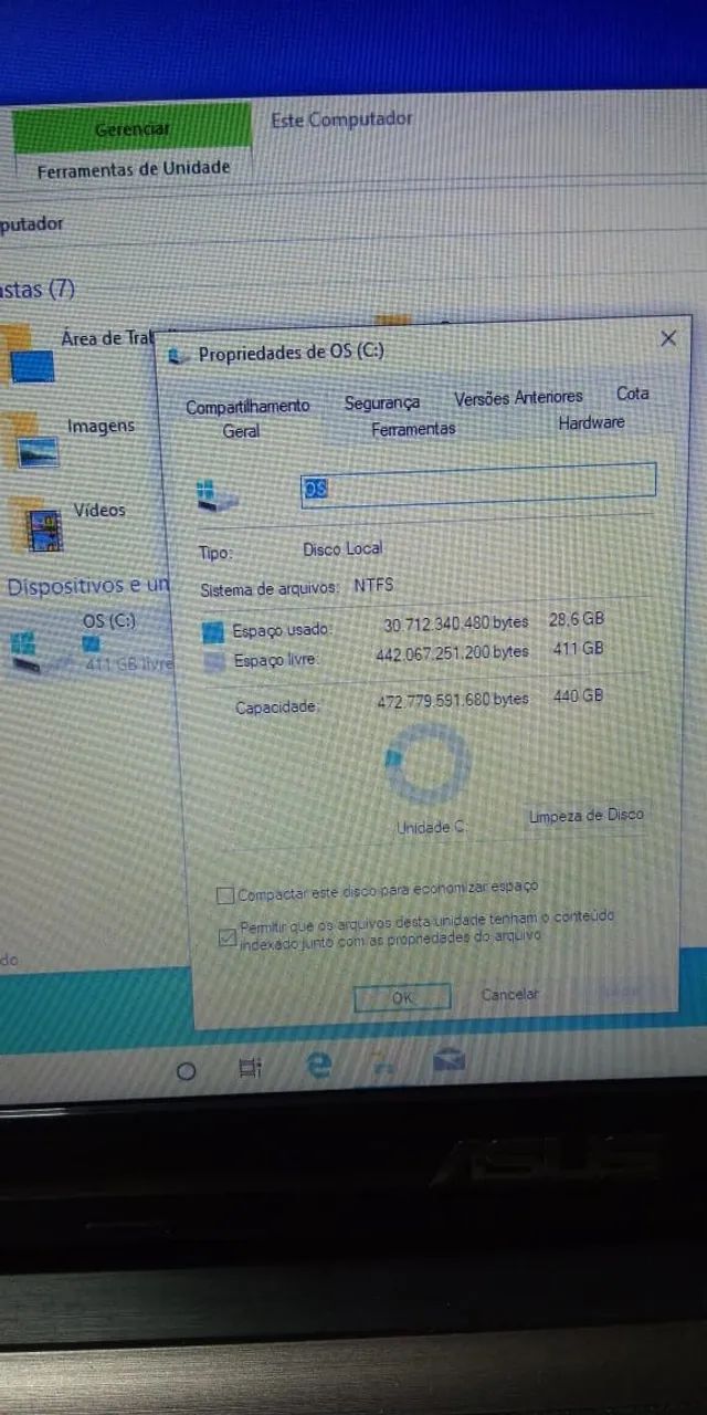 Notebook Asus,  Windows 10, Bluetooth, Entrego e Aceito Cartão, parcelo 11 9 3324-8526  - Foto 3
