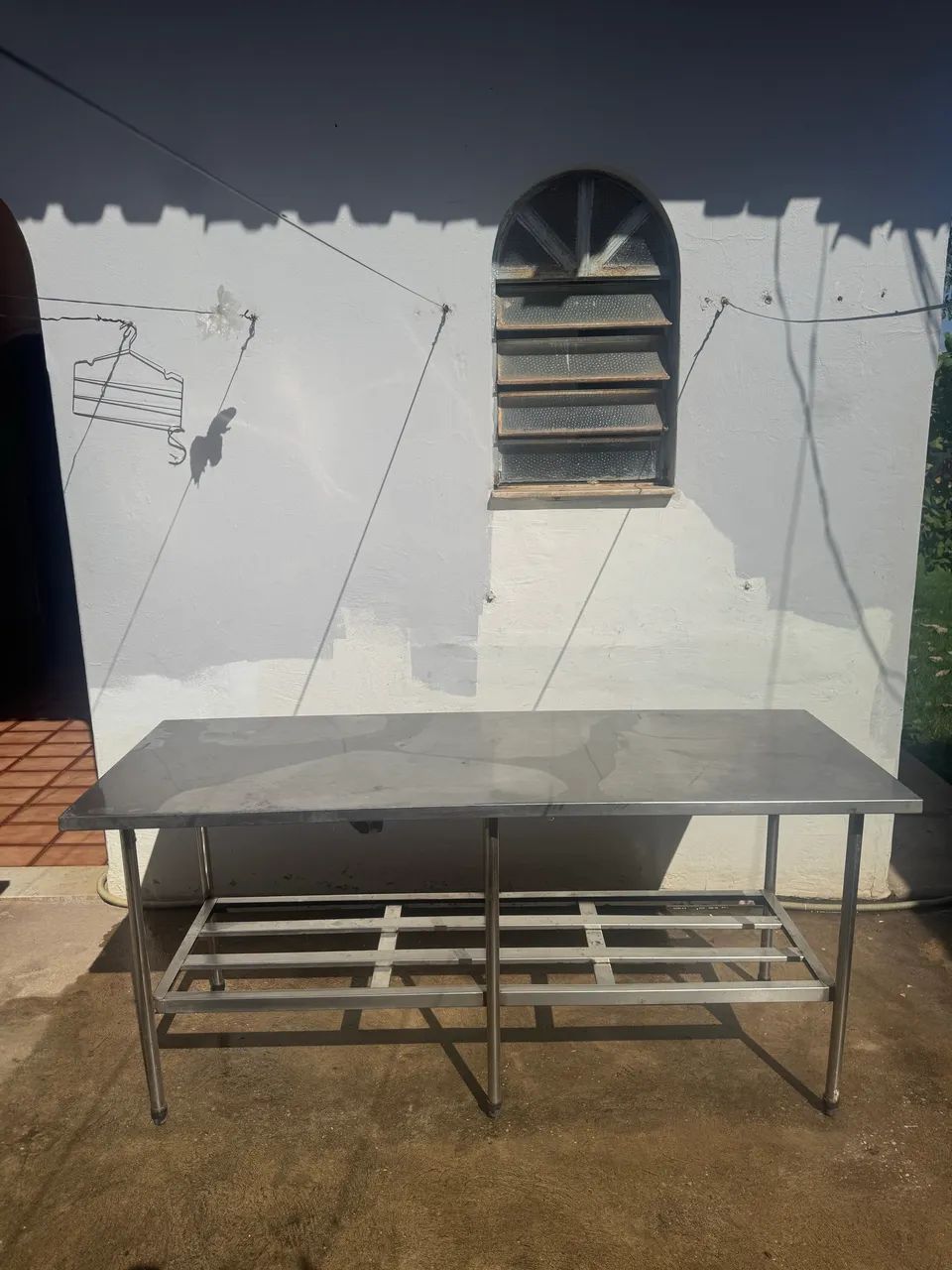 Mesa de Inóx 1.9 m x 0.7 m