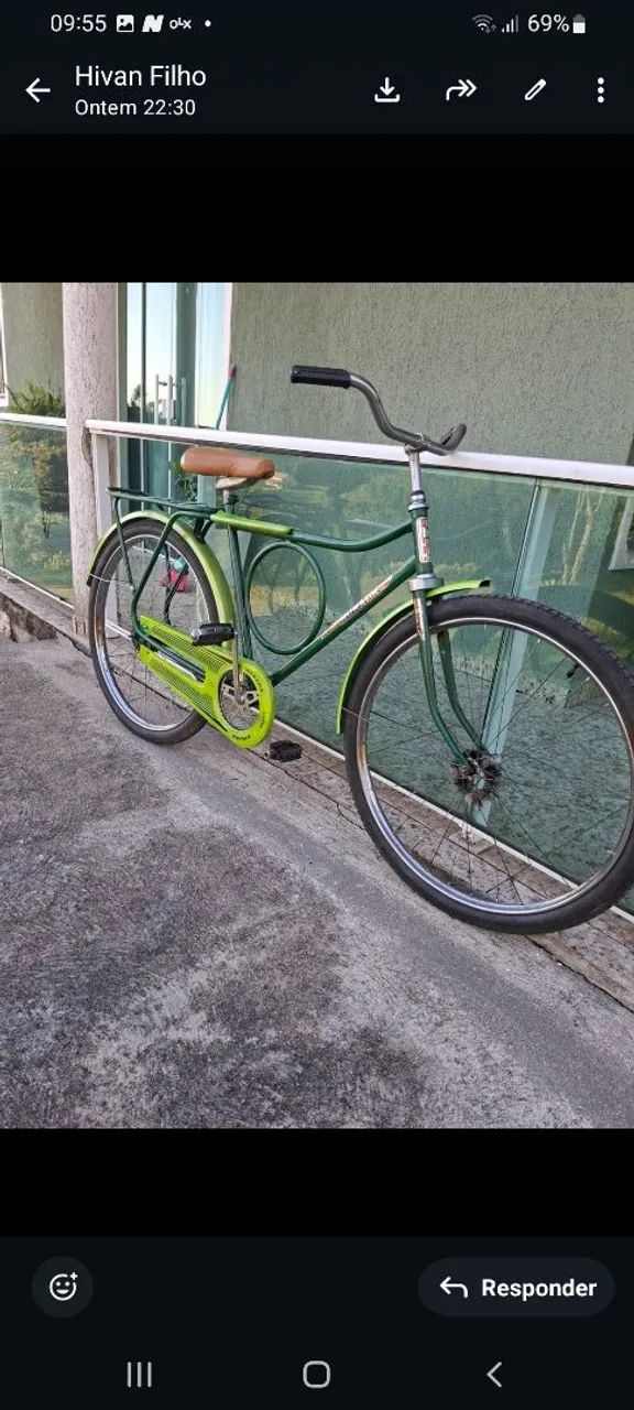 Bicicleta monark barra circular 