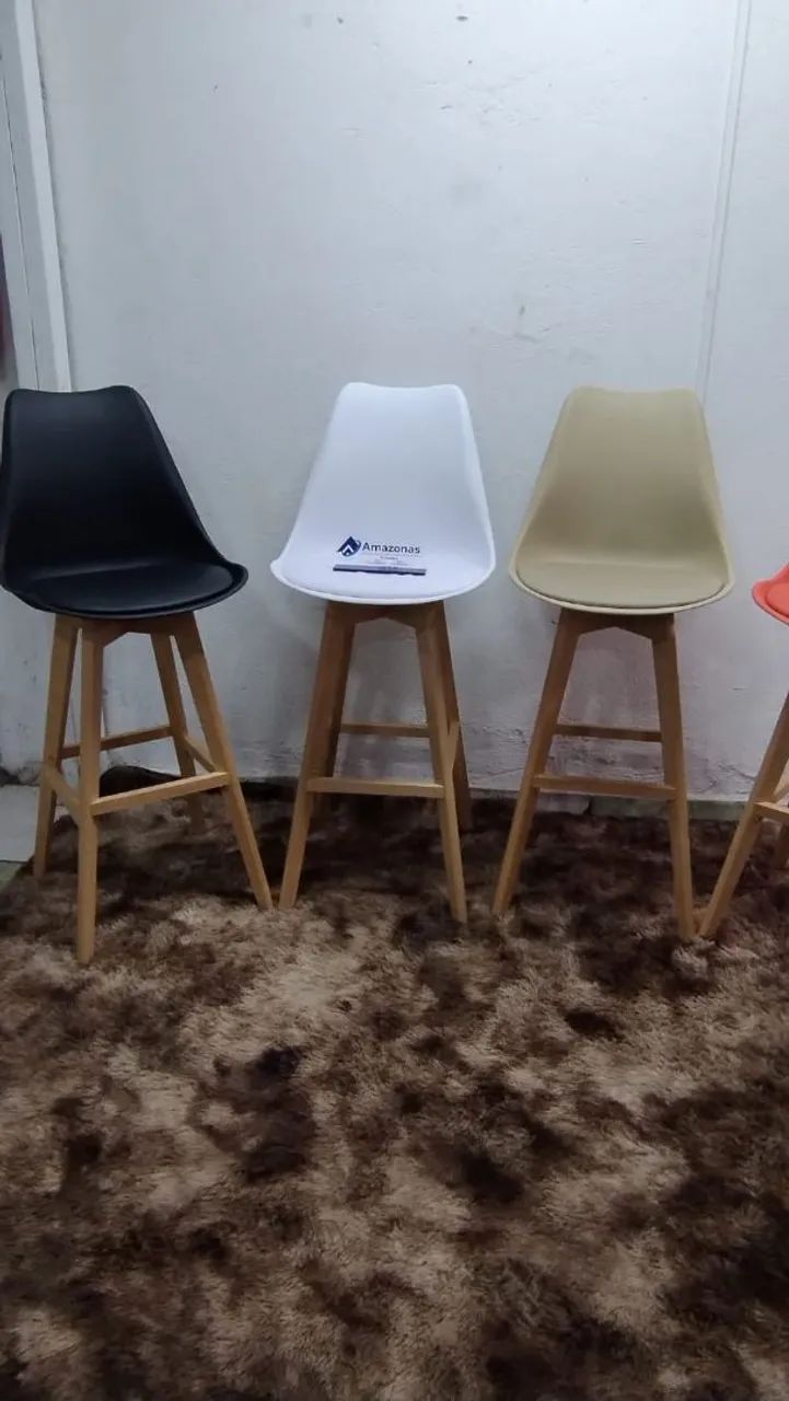 Banqueta alta Eames nova  - Foto 3
