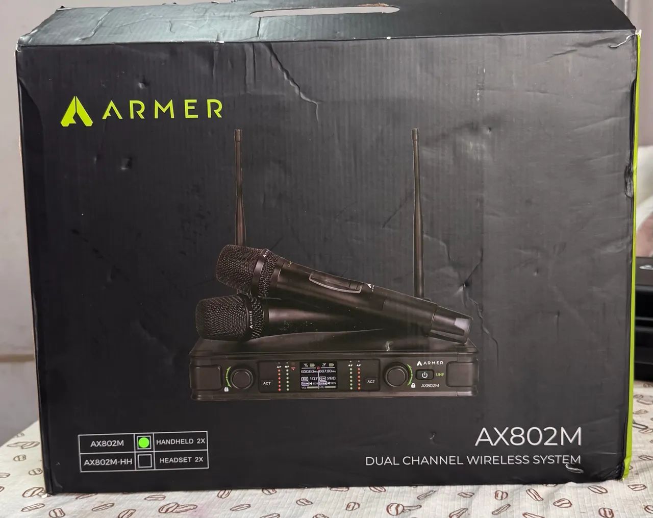 Microfone sem fio duplo Armer AX802M (NOVO) - Foto 3