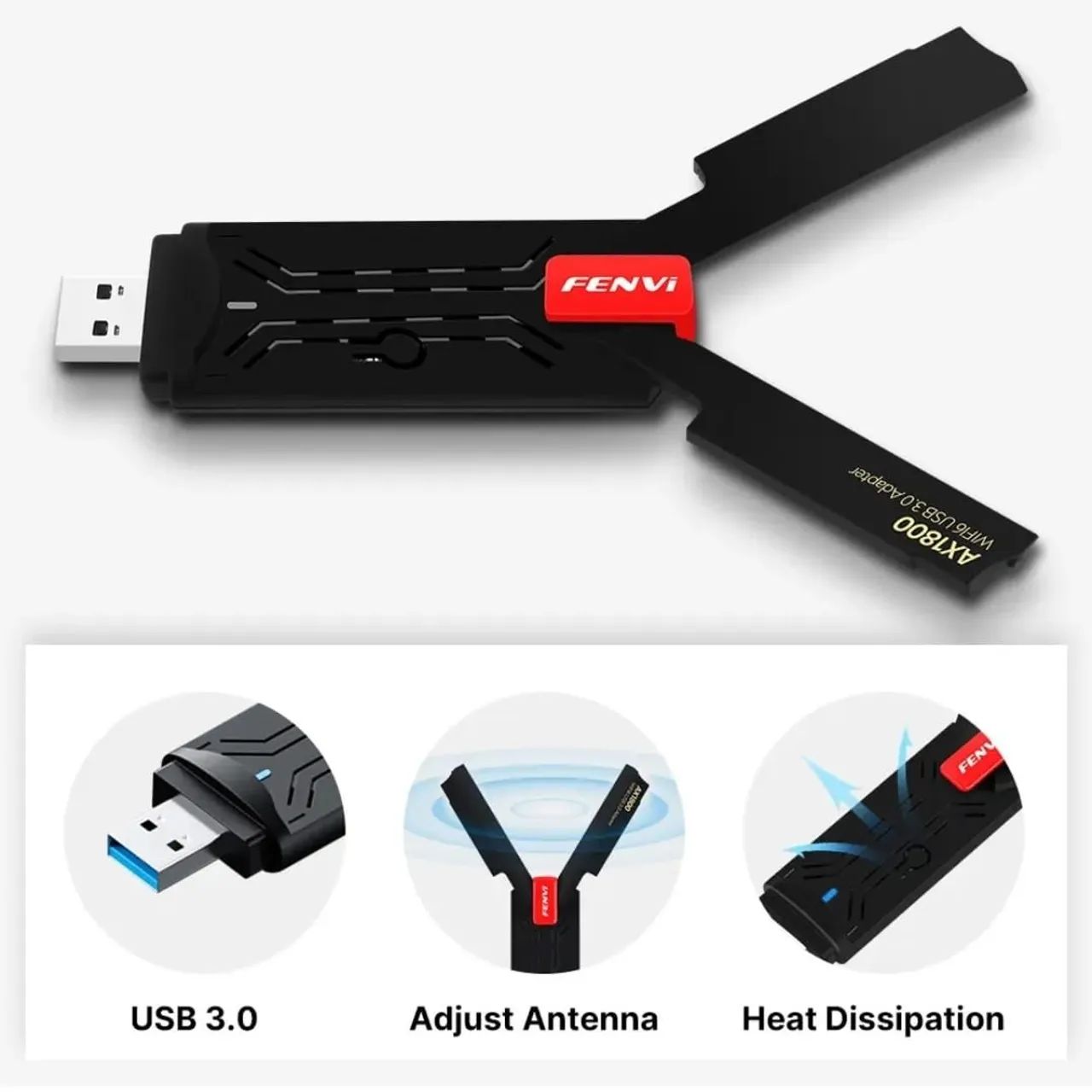 Adaptador Wi-Fi USB AX1800 - Foto 2