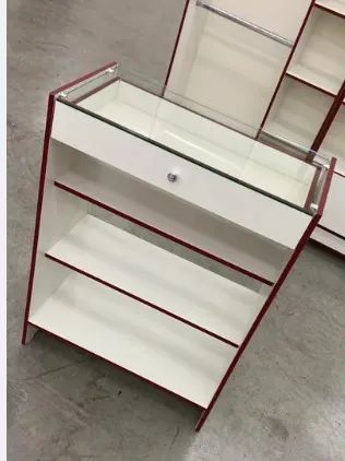 BALCÃO VITRINE COM GAVETA EXPOSITORA - 100% MDF 
