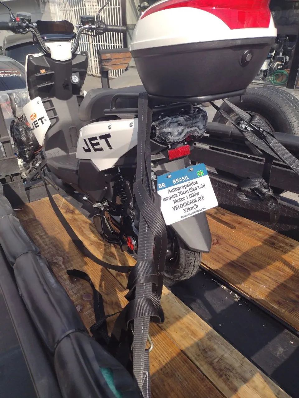 Vendo carretinha reboque adaptada para transporte de bikes - Foto 2
