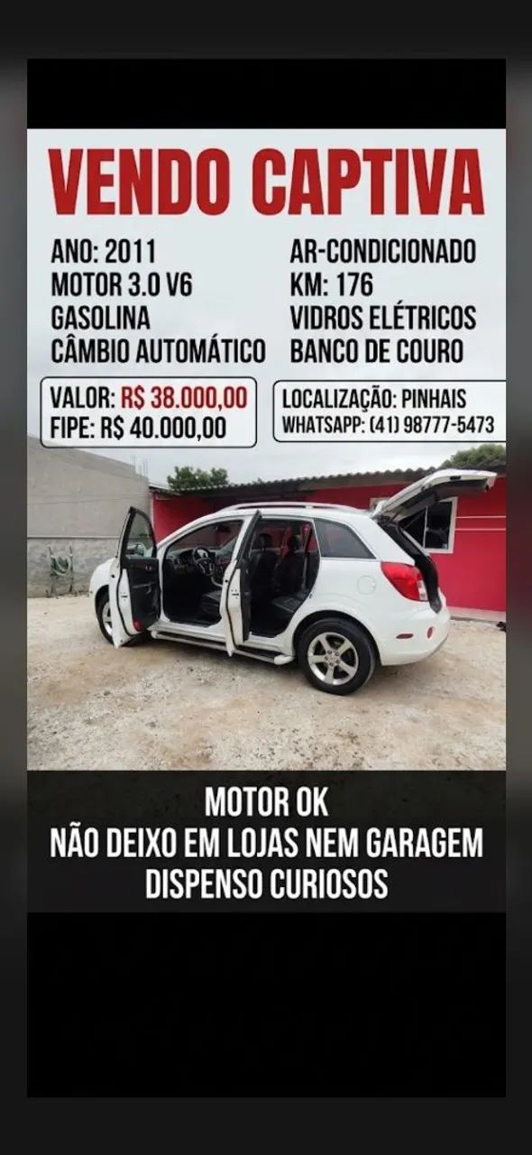 Chevrolet Captiva CAPTIVA SPORT AWD 3.0 V6 24V 268CV 2011