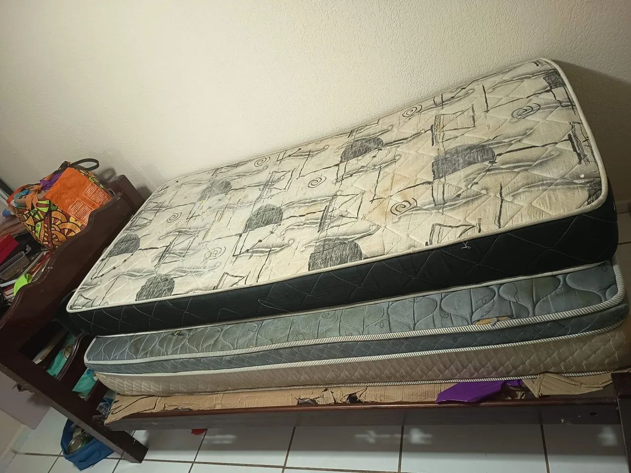 Cama de solteiro madeira boa - Foto 4
