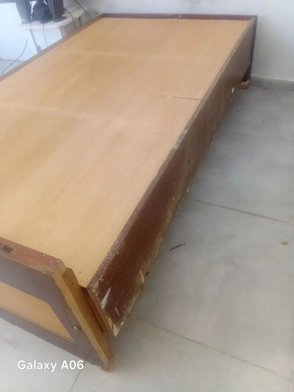 Cama Madeira Gavetas Solteiro - Foto 4