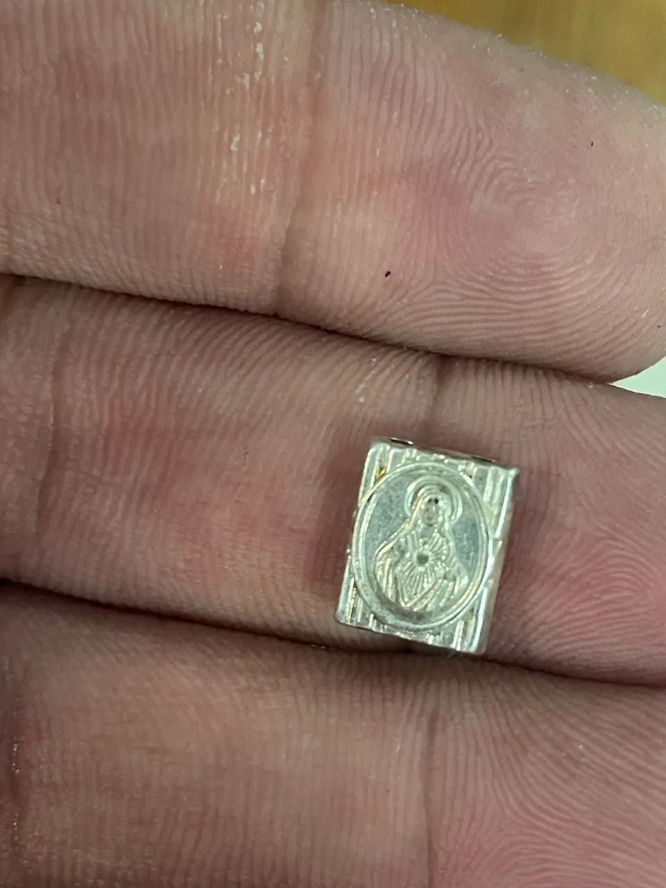 Escapulário Prata 925 Nossa Senhora Aparecida  - Foto 4