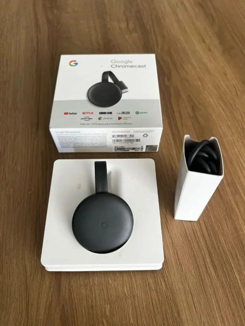 Google Chromecast 3ª Geração Full HD - Completo na Caixa - Foto 3