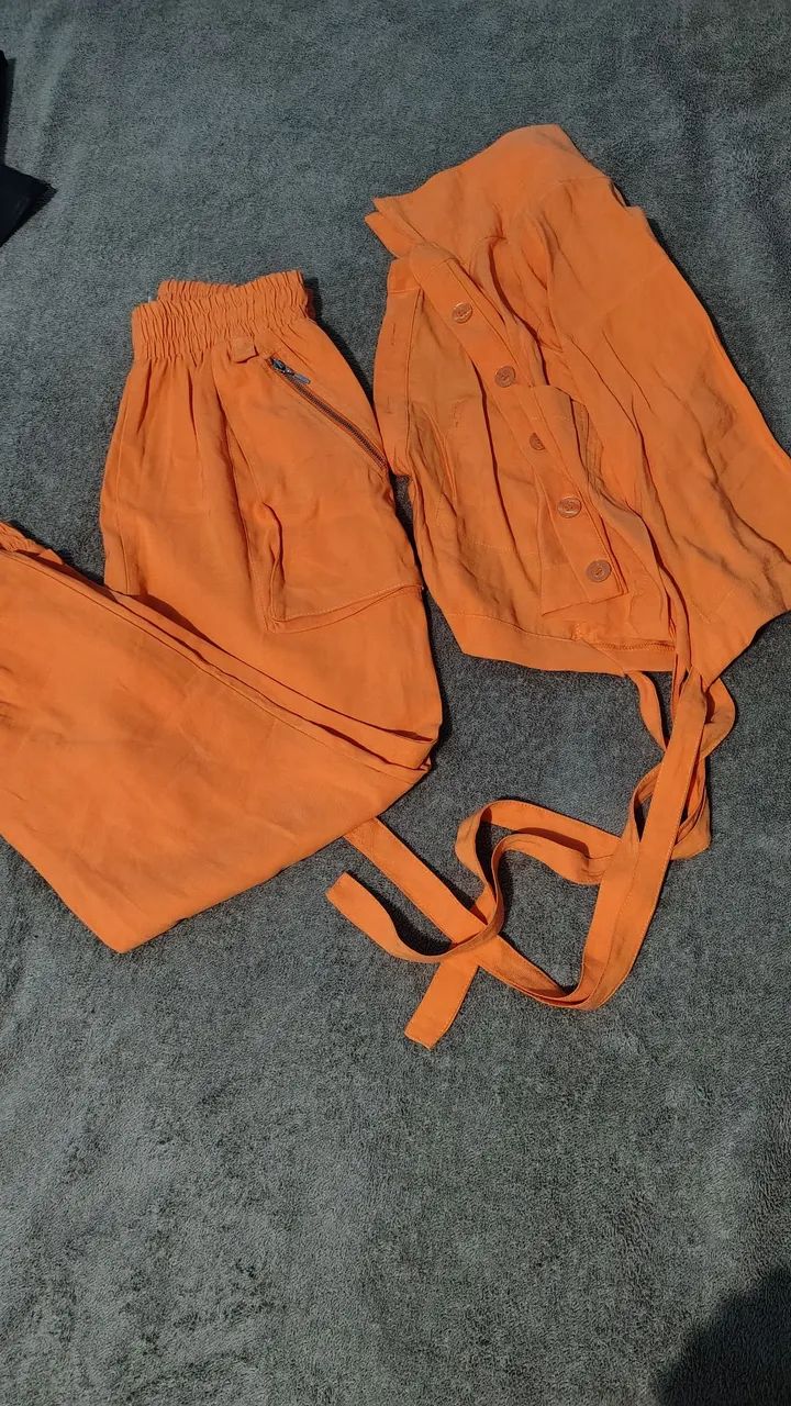 Conjunto (calça e blusa de linho) - Foto 2