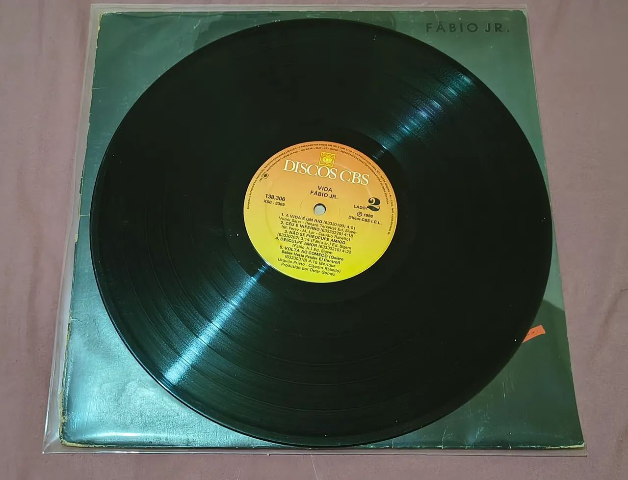 LP Vinil Fabio Jr Vida  - Foto 3