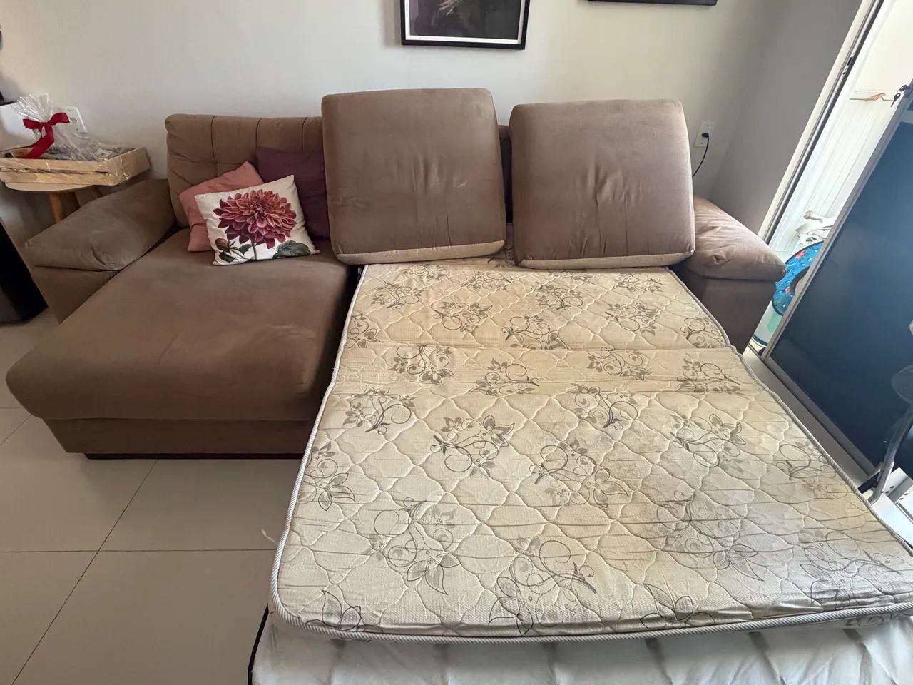Sofá cama e baú  - Foto 2
