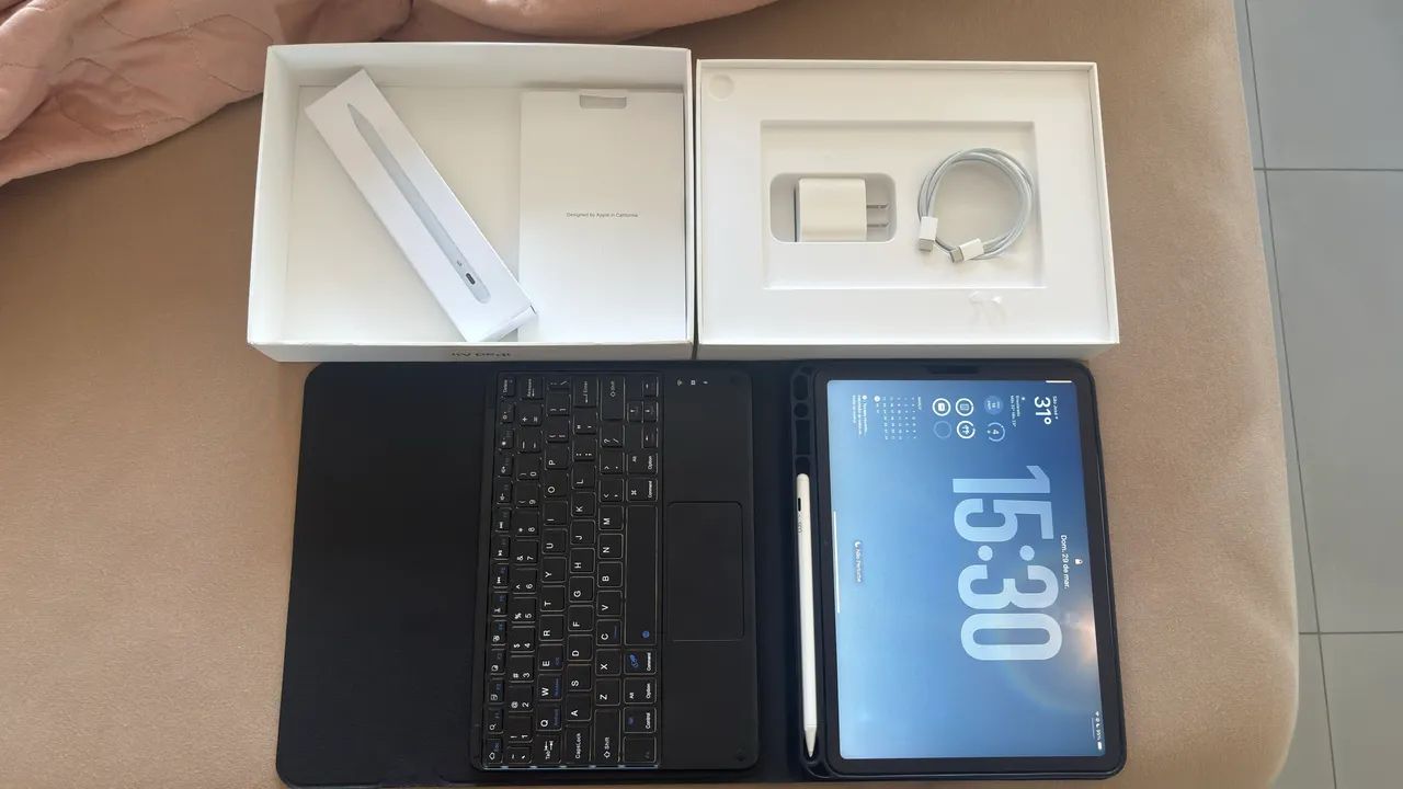 iPad Air 4 256GB + Kit (Capa/Caneta) - Impecável - Semi novo