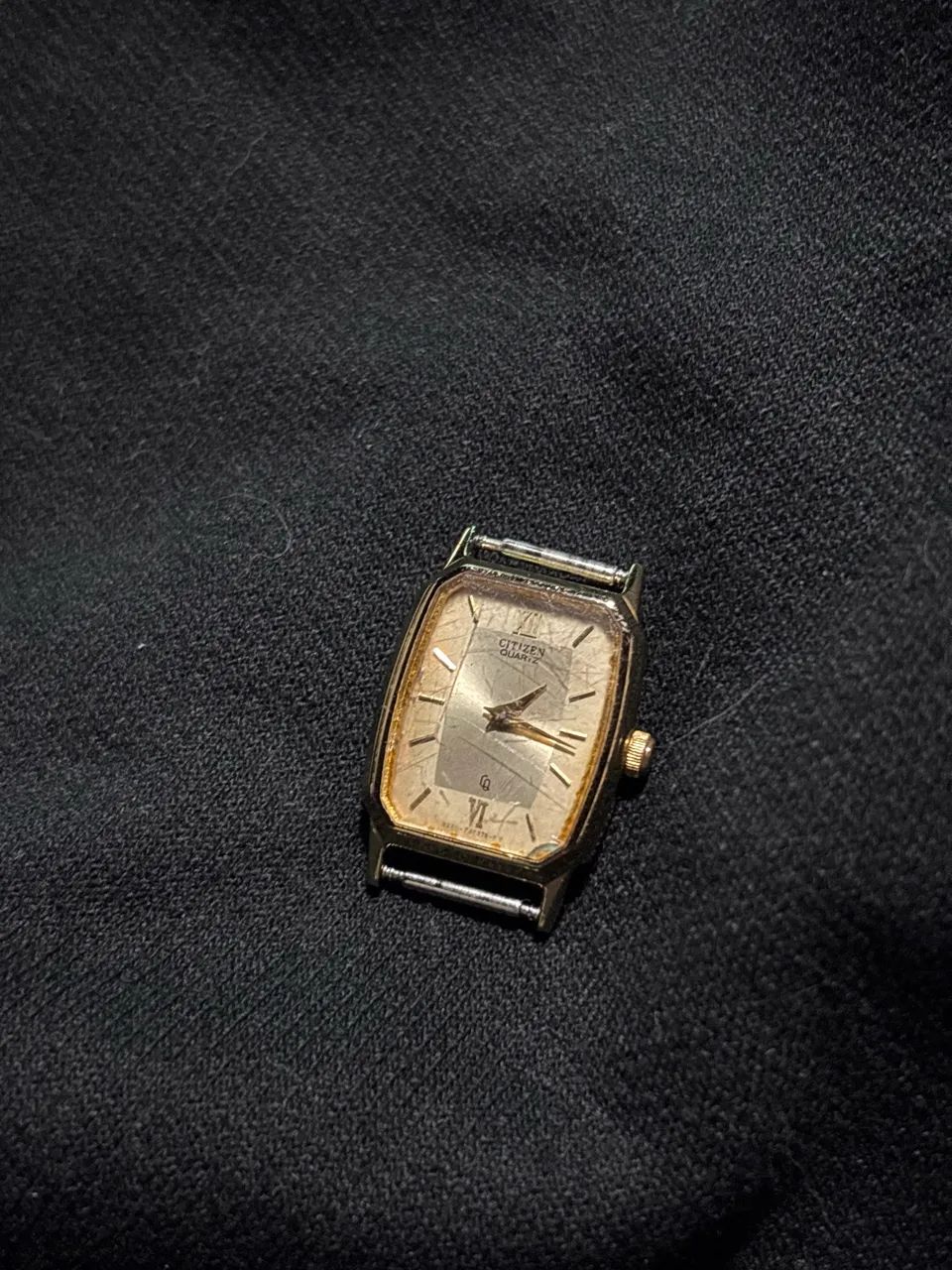 relógio citizen tank quartz vintage dourado 1980 - Foto 5