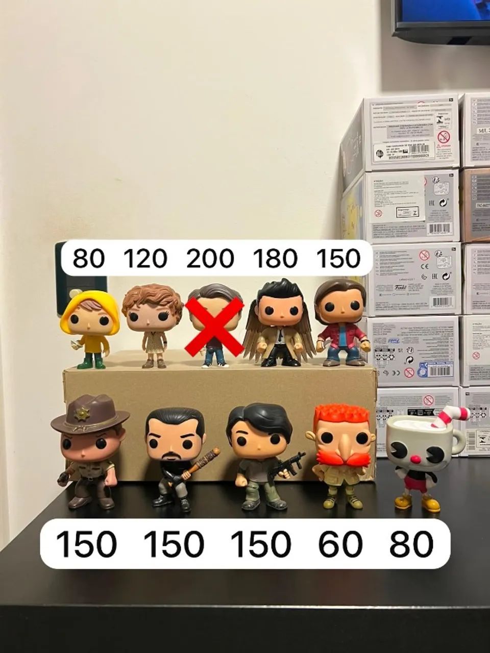 Funkos Loose - Série / Game / Desenho