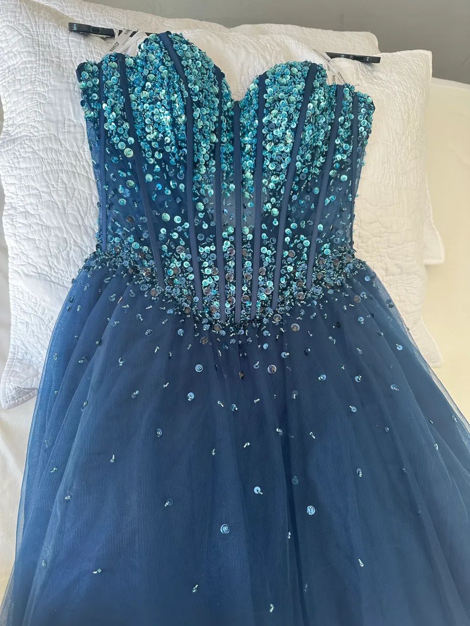 Vestido azul debutante - 15 anos  - Foto 2