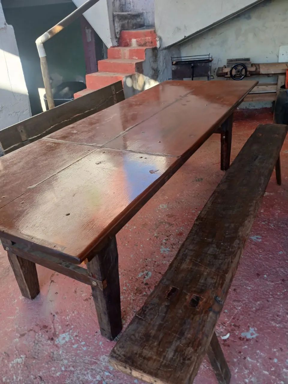 Vendo mesa de Madeira - Foto 3