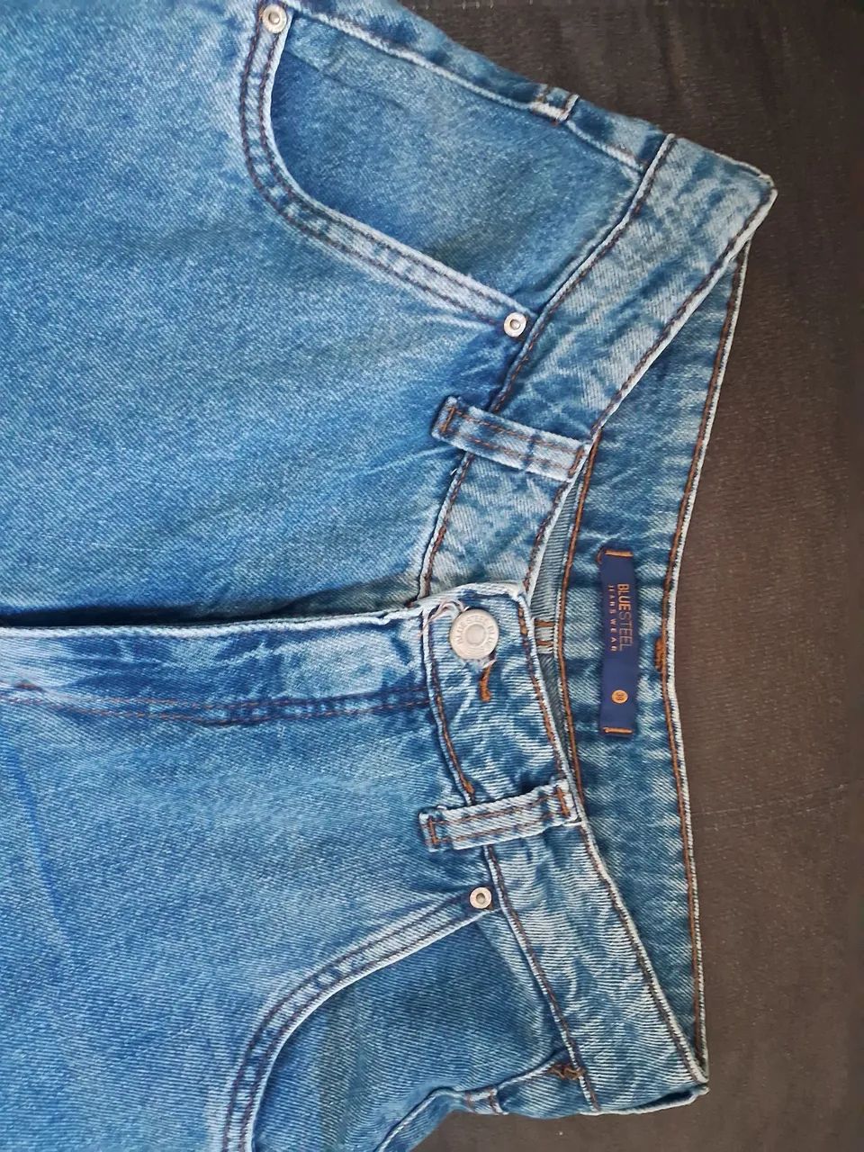 Calça Jeans Cargo