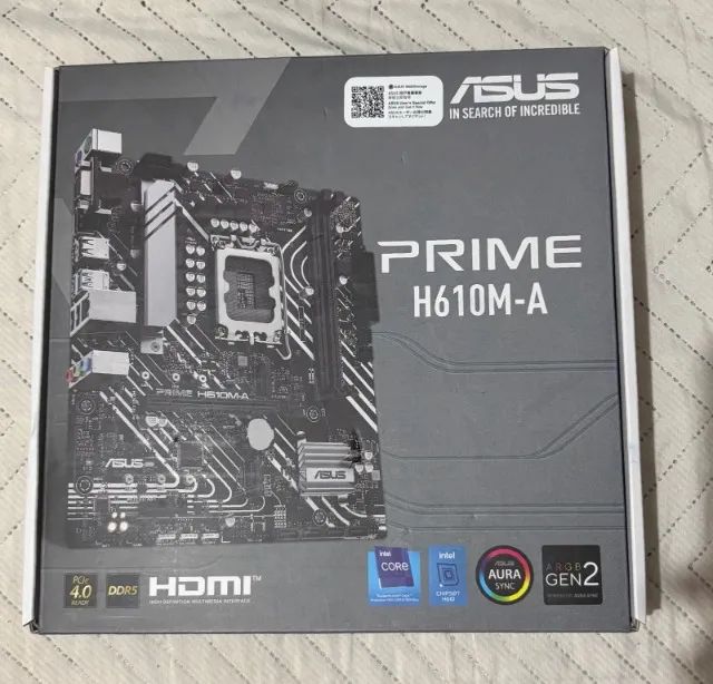 PLACA MÃE H610M DDR5 E I5 12400F - Foto 2